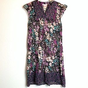 4/25 Fire Los Angels Sheer Tunic Dress BoHo Floral